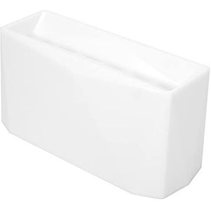 6 Holes Pincet Houder met Acrylontwerp voor Wimperverlenging | Tweezers Display Stand Rack | Black Salon Accessoire Display Holder voor Professionals en Beginners (WHITE)