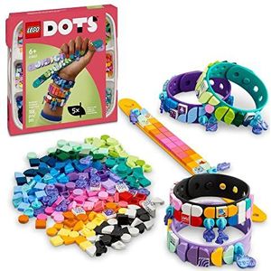 LEGO DOTS Armband Designer Mega Pack 41807, 5in1 DIY Creatief Speelgoed, Vriendschap Sieraden Maken Kit voor Meisjes & Jongens, Verjaardagscadeau