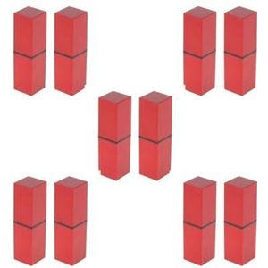 5 Set 2 Stuks Lege Lippenstift Buis Lippenbalsem Container Diy Cosmetische Make-up Gereedschap Rood, Stijl 1