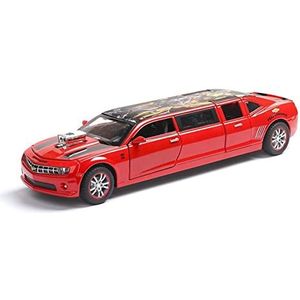 Miniatuur auto Voor Hornet Extended Version 1:32 Kinderpuzzel Automodel Met Geluid En Licht Speelgoed (Color : Rood)