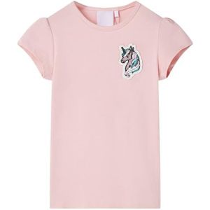 Kindershirt 92 lichtroze, kinderkleding, meisjeskleding, leuke kinderkleding, jongenskleding, hippe kinderkleding, stoere kinderkleding
