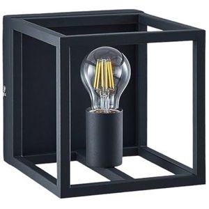 Lindby wandlamp 'Meron' (modern) in Zwart uit overige metaal o.a. voor woon-/ eetkamer - wandlamp, muurlamp, wandverlichting