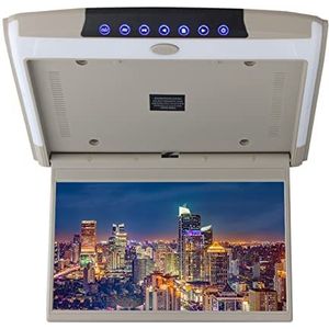 Draagbare dvd-speler voor videospelers op hoofdsteunen in auto's 11.6 Inch Auto Dak Mount Monitor HD Lcd-scherm Video Playe 1080P Filp Down Plafond TV Display Ingebouwde IR/FM/USB/HDMI met HD-roterend