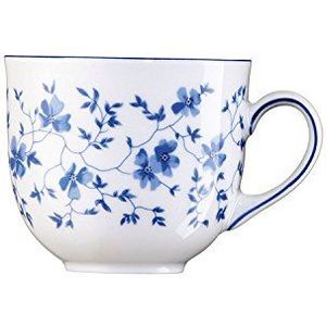 Arzberg Form 1382 blauwe bloesem koffie kopje porselein, wit/blauw, 1 stuk (1 stuk)