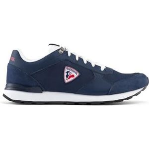 Rossignol Heren Hrtg - Ademende schoenen, gewatteerd comfort met zachte tussenzool, 100% leer, sneakers voor heren, Donkere marine, 39 EU