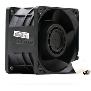 6 cm ventilator voor Delta PFR0612XHE-01 60 mm x 38 voor DC 12 V 5 A PWM axiale koelventilator, .000 tpm, 4-pins, dubbele kogellagers
