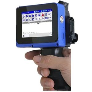 Draagbare mini-splitprinter 12,7 mm handheld inkjetprinter barcode-afbeelding datumcoderingsmachine,Soepele werking(With 1 ink)