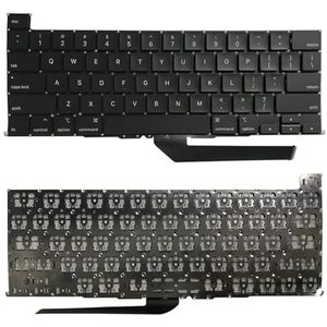 Clavier de remplacement pour ordinateur portable US Version Keyboard voor for MacBook Pro 16 inch A2141 (zwart)