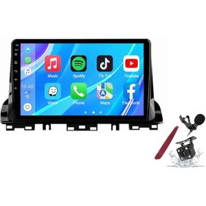 Android 14 Autoradio Sat Navi voor K-IA Cerato(2018-2020) 9 Inch Touchscreen Multimedia Speler met Draadloze Carplay GPS Navigatie FM RDS Bluetooth 5G-WiFi SWC DSP,M100s