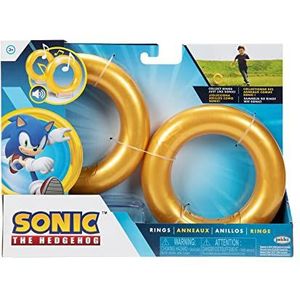 Sonic The Hedgehog Ringen 2-Pack Motion Activated Sounds van Sonic Video Game, Rollenspel Sonic Rings Games voor Kinderen