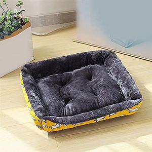 Aliuciku Pet Dog Bed Sofa Matten Huisdier Producten Honden Mand Leveringen Van Grote Medium Klein Huis Kussen Kattenbed (Kleur: A-03, Maat: L)