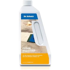 Dr. Schutz R Basisreiniger voor elastische vloerbedekkingen, 750 ml, vloerreiniger voor vinyl, pvc, CV, linoleum, natuursteen, kunststeen, rubber, kunststofreiniger, WPC-reiniger, tegelreiniger