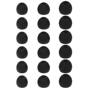 Oortelefoon Tips Zachte Siliconen Oortelefoon Vervanging Tips voor In-Ear Hoofdtelefoon (Innerlijke Gat 3,8 mm Oortelefoon) 18 Stks Vervanging Siliconen Oortel