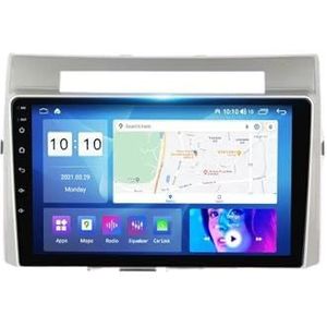 Autoradio compatibel met Toyota Corolla Verso AR10 2004-2009 Multimediaspeler 2Din Draadloze CarPlay Android Auto Stereo Hoofdunit(4-Core 2 32GB-A-CP)