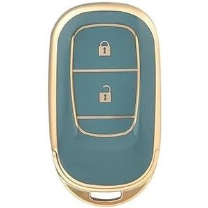 Autosleutel beschermhoes 3 Knoppen TPU Autosleutel Cover Shell Case Voor Civic Voor CRV Voor HRV Voor Accord Voor Pilot Voor Fit Voor Freed Voor Vezel Voor Odyssey 2018-2022 Sleutel Shell(2)