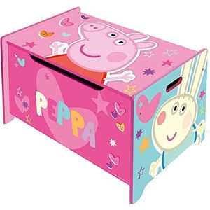 Peppa pig Deluxe Houten Speelgoeddoos & Bank van Nixy Kinderen