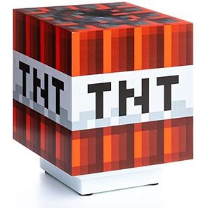 Paladone Minecraft: Tnt Light With Sound (Lampada) Merchandising Ufficiale,Eén maat,Rood