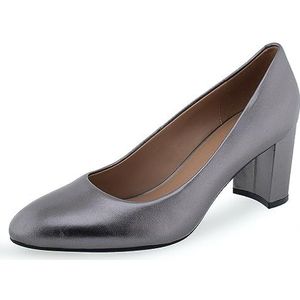 Aerosoles Dames Betsy Pumps, Gunmetal metallic leer, 36,5 EU, Gunmetal metallic leer, 36.5 EU