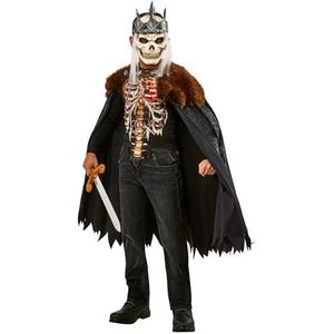 Rubie's Child's Forum Dood King kostuum, cape en masker/kroon, zoals afgebeeld, maat L