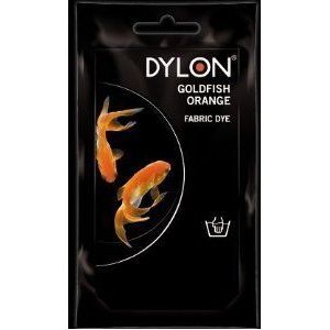 DYLON® Hand Dye 50g - Volledig bereik van kleuren beschikbaar! (Goudvis Oranje)