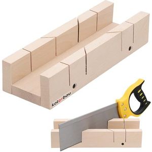 KOTARBAU® Snijlade versteklade hout zaaglade versteksnijlade 300 x 60 x 100 mm