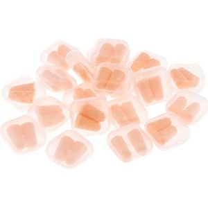 Oordopjes 20 paar superzachte schuimoordopjes voor slapen snurken oranje