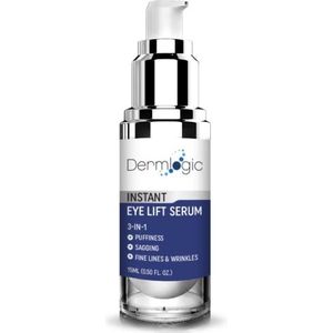 Snelle behandeling van zwellingen en kringen rond de ogen: vermindert onmiddellijk het verschijnen van gezwollen wallen onder de huid, kraaienpootjes en slappe huid.