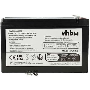 vhbw Accu compatibel met Robomow RX 12 U, RX 12u, RX12, RX20, RX20 Pro robotmaaier (7200 mAh, 12 V, verzegelde loodzuur)