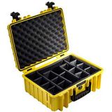 B&W International outdoor cases 470x365x190 (type 5000/Y/RPD) met variabele vakindeling (RPD) - Het origineel, geel