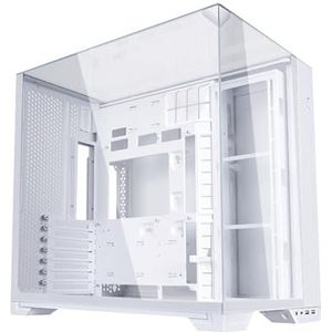 Lian Li O11Vision Compact Wit-Staal-Gehard Glas ATX Mid Tower Computer Case-Back Connect Support-O11VPW