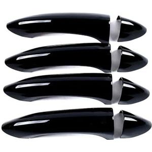 Zelfklevend Chroom Beschermstrip Voor Deurhandgreep Zonder Gat TrailBlazer 2020-2022, Exterieur Accessoire Krasbescherming(Bright black)