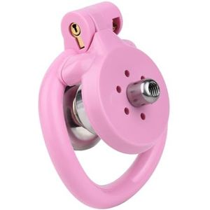 A321 Hars oefenkooi voor heren met afneembare metalen basis en verstelbare steunbanden - roze, regular