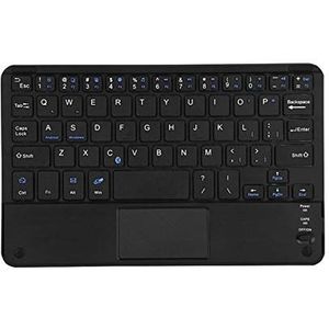 Tastiera Bluetooth,Universale tastiera Bluetooth wireless micro USB da 7 in con touch pad,distanza di lavoro di 10 m, 90 ore, pellicola UV, adatta per tablet tablet PC Windows, 7,9 × 5,0 × 0,24 in