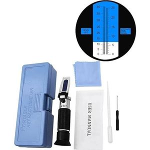 Meter 0-32% 58-90% 0-80% Refractometer Suiker & Alcohol Meter Meetinstrument Fruit Wijn Honing Suiker Bijen Water Test(-Alcohol)