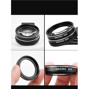 4K HD Macro Lens for Smartphone Fotografie - 20X & 40X Zoom, 37MM Mobiele Telefoon Lens for het Vastleggen van Diamanten Ringen en Meer(40X Macro CPL Case)