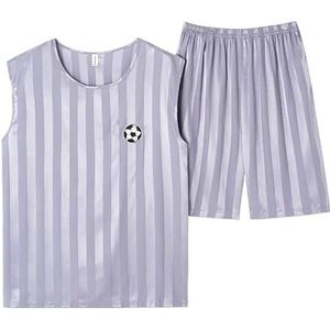 Premium pyjama's for heren, groot en lang, Home Essentials, zachte stretch loungeset, ademend, elastische taille, nachtkleding, ontspannende thuiskantoorkleding, comfortabele outfit for de hele dag(ER