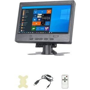 7 Inch Auto Monitor for TV PC Computer met VGA Display 1024 * 600 LCD-scherm for Home Security systeem Backup Camera