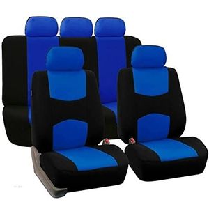 Stoelhoezen Beschermhoezen Lce Zijde Auto Seat Cover Voor Clio Voor Logan Voor Megane 2 3 Voor Duster Voor Kangoo Voor Kolo Automobiles Seat Cover(Blauw,B)