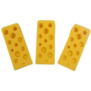3 Pack Kaas Deur Stops Deurstop Siliconen Deurstops Heavy Duty Deurstops Wiggen voor Deurstop Bodem Praktische Deurstop Home Office Deurstop Klaslokaal Deur