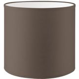 Home Sweet Home Moderne lampenkap Bling | cilinder | 16/16/15cm | Taupe | stoffen lampenkap gemaakt van stof | voor E27 lamphouder | RoHS getest | voor wandlamp, tafellamp en hanglamp