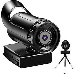Webcam, Full HD Webcam 4K 2K 1080P Web Camera Met Microfoon USB Web Cam for Live-uitzending PC Computer Video Mini Camera 4K,voor livestreaming, videogesprekken en conferenties(4K)