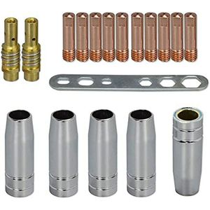 0.8mm M6 Tips Holder MB25 25AK Contact Tip with Wrench Shield Cup For
