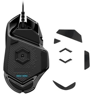 kwmobile muis voeten sticker geschikt voor Logitech G502 wired (not for wireless) - Computermuis glijder - Stickers in zwart