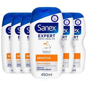 Sanex BiomeProtect Sensitive Duschcreme, 6 x 450 ml, 6 Stück