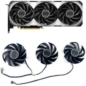 Koelventilator 87mm 4-pins PLD09210S12HH RTX4060TI GPU-ventilator voor MSI RTX 4060 Ti VENTUS 3X videokaartventilatoren(3pcs)