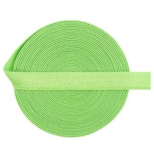 Glanzende niet-vouwbare elastische 3/8"" 10mm spandex satijnen band bh-band lingerie ondergoed naaigaren 50 100 yard per spoel - Groen-10mm-50 yards