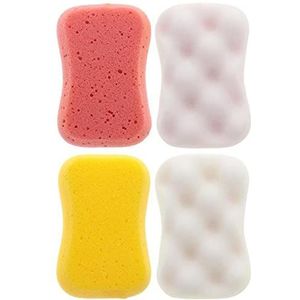 Badborstel - 4 Stuks - Huidvriendelijke Spons - Doucheborstel