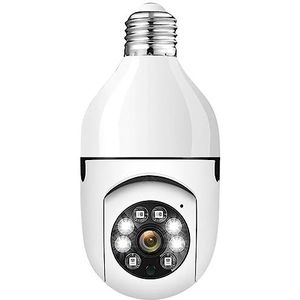 DVR-kits voor bewaking, Tuya Bullb Camera Indoor Beveiliging 2K 5G Babyfoon Camera Auto Tracking 1080P Video Surveillance ip Camera,Buitencameratoezicht(2K 3MP Add 16G Card)