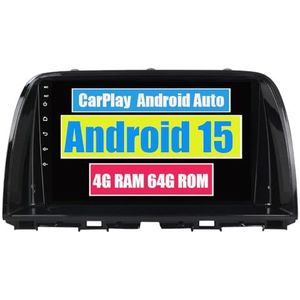 RoverOne Auto Stereo CarPlay Hoofd Unit voor Mazda CX5 CX-5 CX 5 2012 2013 2014 2015 Android Auto Touchscreen Sat Navi Bluetooth WiFi Radio Speler