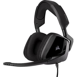 Corsair VOID ELITE Stereo Gaming Headset (Ademend Microvezel Mesh, Pluche Geheugenschuim Oorkussens, Hoge-Dichtheid Neodymium Audio, Omnidirectionele Microfoon, Multi-Platform Compatibel) Zwart